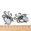 Opalite Octopus Brooch G-Z050-01H-3