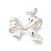 925 Sterling Silver Bowknot Charms STER-F059-11S-1