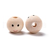 Printed Wood Beads WOOD-C001-02B-2