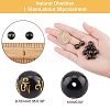 ARRICRAFT Natural Obsidian Beads Strands G-AR0001-89-2