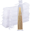 Gorgecraft 100Pcs Rectangle Mesh Polyester Gift Bags ABAG-GF0001-33-1