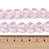 Transparent Glass Beads Strands GLAA-H038-01I-4