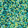 Opaque Glass Round Seed Beads GLAA-TAC0025-07A-02-10