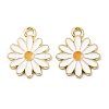 Alloy Enamel Pendants X-ENAM-D054-01G-2
