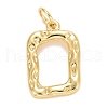 Rack Plating Real 18K Gold Plated Brass Pendants KK-E275-04G-1