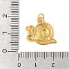 304 Stainless Steel Pendants STAS-V013-02C-G-3