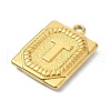 Ion Plating(IP) 304 Stainless Steel Pendants STAS-U033-01G-T-2