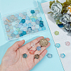 SOFPLATE 100Pcs Transparent Normal Glass Beads GLAA-SP0001-16-3