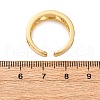 Heart Real 18K Gold Plated Cuff Rings for Girl Women Gift ZIRC-C021-11G-1-3