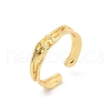 Brass Open Cuff Ring Settings KK-G518-08G-03-1