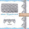 Polyester Flower Paillette Lace Ribbon OCOR-WH0078-109A-2