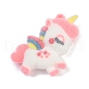 Flocky Resin Pendants RESI-S017-02A-1