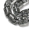 Transparent Crackle Glass Beads Strands X-GLAA-NH0001-04D-3