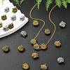 24Pcs 3 Colors Tibetan Style Alloy Beads FIND-YW0006-17-5