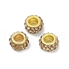 Alloy Rhinestone Clay Pave Beads ALRI-D300-04G-07-1