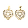 Brass Pendants KK-H002-11B-G-RS-1