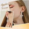 SUNNYCLUE 40Pcs Brass Earring Findings KK-SC0005-52S-5