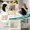  2 Styles Wood Necklace Display Stands NDIS-NB0001-08-6