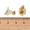 Ion Plating(IP) 304 Stainless Steel Stud Earring Findings X-STAS-I206-06G-3