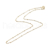 Brass Satellite Chains Necklace for Women NJEW-P265-38G-2
