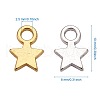 Tibetan Style Alloy Charms TIBEP-YW0001-25-2