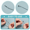 Plastic Hang Tag Fasteners FIND-WH0160-72B-5