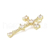 Real 18K Gold Plated Brass Micro Pave Cubic Zirconia Pendants KK-A209-09G-02-2