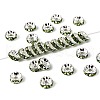 Brass Grade A Rhinestone Spacer Beads RB-A014-Z8mm-07S-1