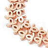 Electroplated Synthetic Non-Magnetic Hematite Beads Strands G-H020-A01-01-3