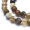 Natural Agate Beads G-J371-14-8mm-3