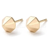 Brass Stud Earrings for Women EJEW-E292-01G-1