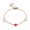 Ion Plating(IP) 304 Stainless Steel Link Bracelets BJEW-P345-13G-4