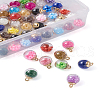 Transparent Glass Globe Pendants GLAA-TA0003-07-29