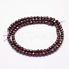 Natural Garnet Beads Strands X-G-F460-28-2