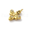 304 Stainless Steel Rhinestone Pendants STAS-E550-32G-2