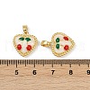 Brass Alloy Charms KK-R226-12G-3