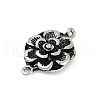 304 Stainless Steel Flower Connector Charms STAS-F310-25AS-2