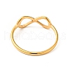 Ion Plating(IP) 201 Stainless Steel Infinity Finger Ring for Women RJEW-G266-24G-2