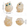 Crystal Owl Figurine Collectible JX545E-2