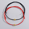 Adjustable Fibre Cord Bracelets RV4258-2-2
