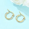 Ion Plating(IP) 304 Stainless Steel Hoop Earrings EJEW-N0016-11G-A-1