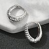 Brass Hoop Earrings EJEW-D320-15P-3