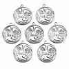 Autumn Theme Tibetan Style Alloy Pendant Enamel Settings PALLOY-S120-289-NR-1
