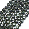 Natural Green Kambaba Jasper Beads Strands G-C116-A126-01-2