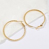 304 Stainless Steel Hoop Earrings For Women EJEW-B114-02C-G-2