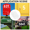 Number 0~9 PET Self-Adhesive Reflective Mailbox Stickers DIY-WH20010-26A-01-4