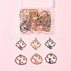 24Pcs 6 Styles Alloy Enamel Pendants FIND-FS0002-67-7