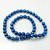 Non-Magnetic Synthetic Hematite Beads Strands G-C018-8mm-1