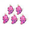Printed Alloy Pendants PALLOY-N168-003G-3