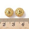 Matte Gold Color 925 Sterling Silver Beads STER-R014-10G-2